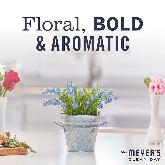 MRS. MEYER'S CLEAN DAY Bluebell Hand Soap 12.5 Fl Oz (Pack of 3)