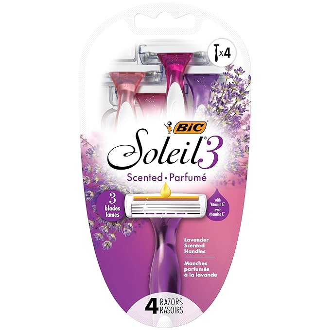 BIC Soleil Twilight Disposable Razor, Women, 4-Count (Pack of 6)