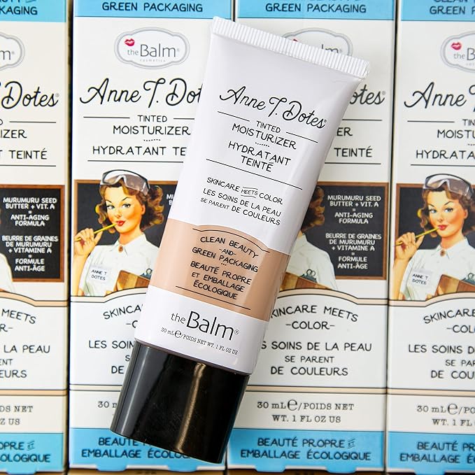 theBalm Anne T. Dotes Tinted Moisturizer, #18 (For Light Skin), 1 fl. Oz