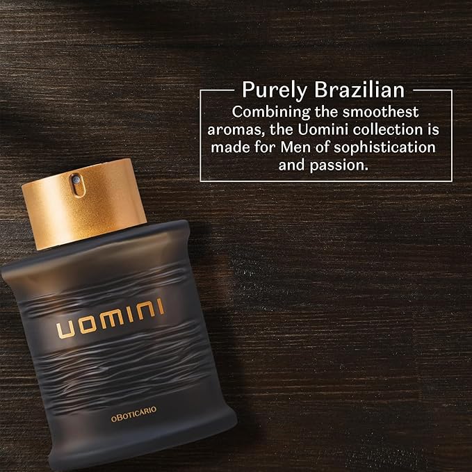 O Boticario UOMINI Cologne for Men, Long Lasting Premium Cologne for Men, 100ml