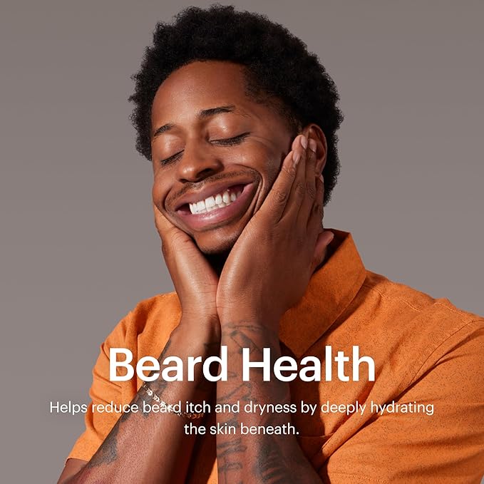 MANSCAPED® Beard Oil, Moisturizing Serum with Jojoba Seed, Sunflower, Sweet Almond Oils for a Nourishing, Hydrating Shine, (1 fl oz) 2-Pack