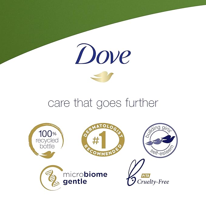 Dove Refreshing Body Wash with Pump Revitalizes and Refreshes Skin Cucumber and Green Tea Effectively Washes Away Bacteria While Nourishing Your Skin, 34 Fl Oz (Pack of 3)