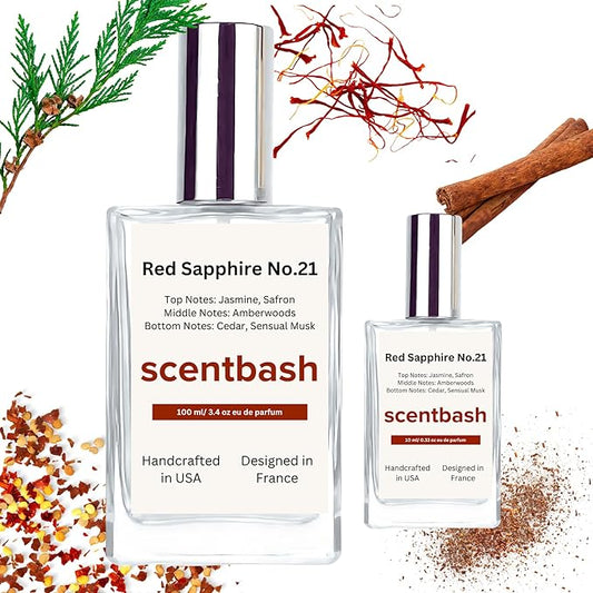 Amalfi Rays No.1 Eau De Parfum 2-Pack – Inspired by S.D Ja.neiro's 62 Pistachio & Salted Caramel- 100ml & 10ml Travel Size – Long-Lasting Unisex Perfume for Women & Men