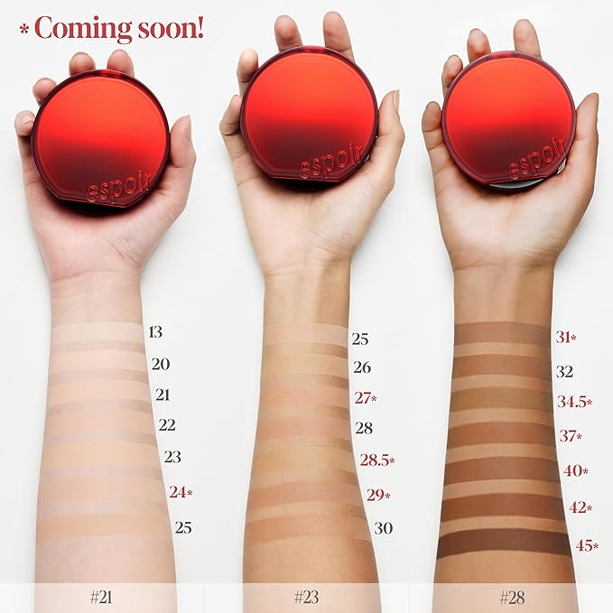 espoir [NEW] Be Velvet Cushion Foundation | Quick and Easy Coverage with Long-lasting Color by Zero Oxidation (#30 Toffee, 0.46 Ounce (Pack of 1))