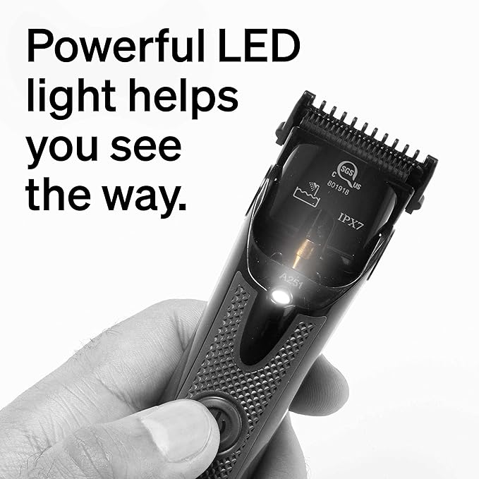 Schick Ultra Pivot Body Trimmer for Men | Manscaping Electric Shaver, Pubic Hair Trimmer, Body Groomer