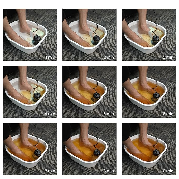 4pcs Arrays for Ionic Foot Bath Detox Machine, Replacement Array each with 10 Stainless Steel Coils Double Layered + 6.35mm Adapter for Home Massage Beauty Salon Ionic Foot Spa