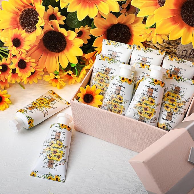 50 Pack Christian Hand Lotion Bulk Gifts for Women Mother Day Bible Mini Travel Hand Lotion Bulk for Stocking Stuffers Gifts Women Church Appreciation Teachers Coworkers(Stylish)