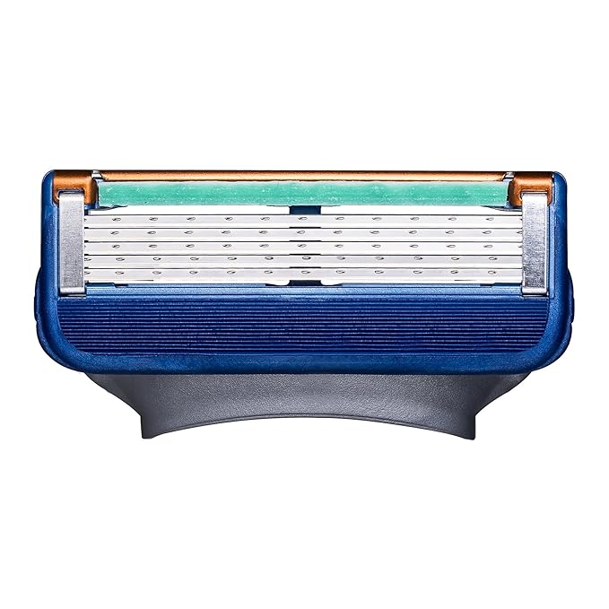 Gillette Fusion5 Mens Razor Blade Refills, 12 Count, Lubrastrip for a More Comfortable Shave