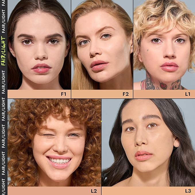 COVER FX Power Play Foundation - Shade L3 - Buildable Full Coverage - Waterproof Sweat-Proof Transfer-Proof - Natural Matte Finish - All Skin Types