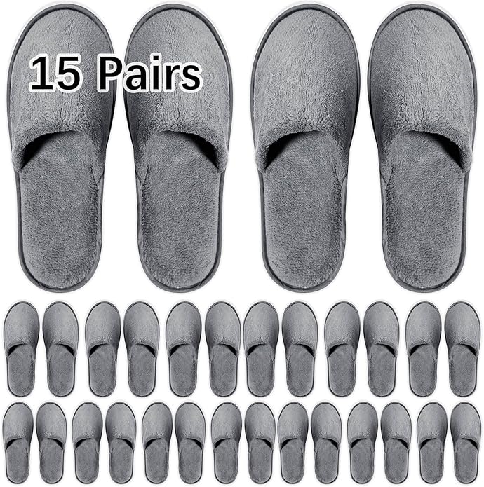 8-14-15Pairs guest slippers disposable for guests Washable Reusable Which Can Be Used As Women Men House Indoor Bathroom Bedroom hotel