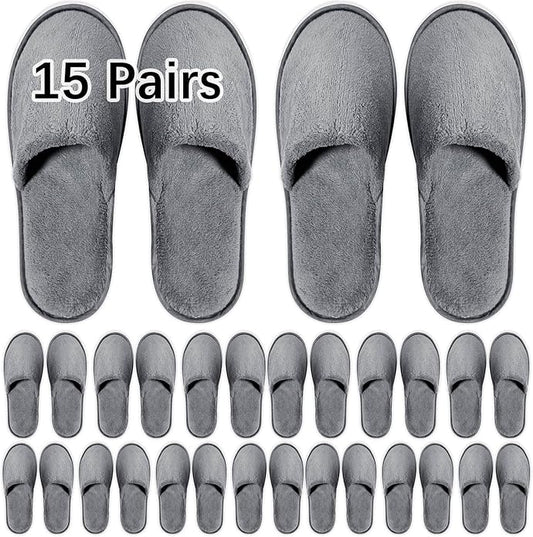 8-14-15Pairs guest slippers disposable for guests Washable Reusable Which Can Be Used As Women Men House Indoor Bathroom Bedroom hotel