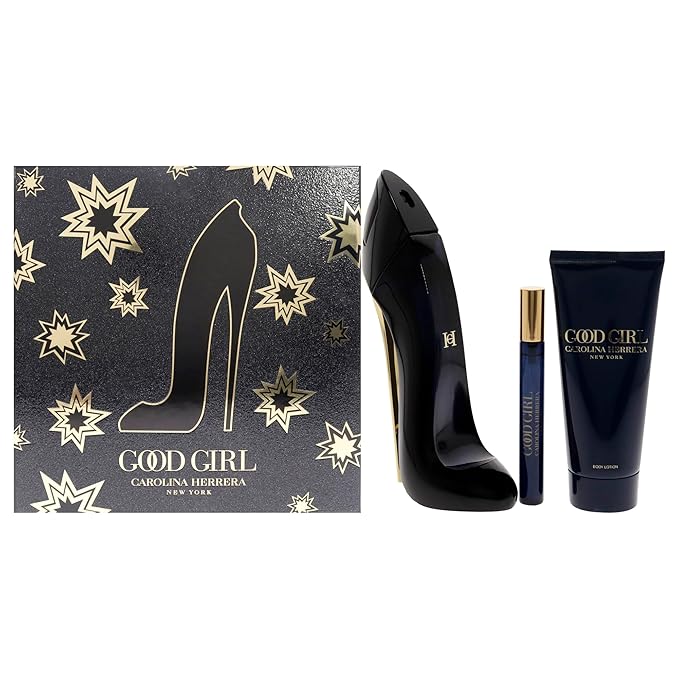 Carolina Herrera Good Girl for Women - 3 Pc Gift Set 2.7oz EDP Spray, 3.4oz Body Lotion, 10ml EDP Spray