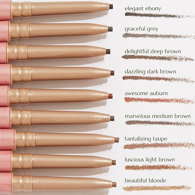 Chella Eyebrow Pencil - Vegan, Gluten Free, Cruelty Free, Paraben Free, Long Wearing, Smooth Consistency (Awesome Auburn)