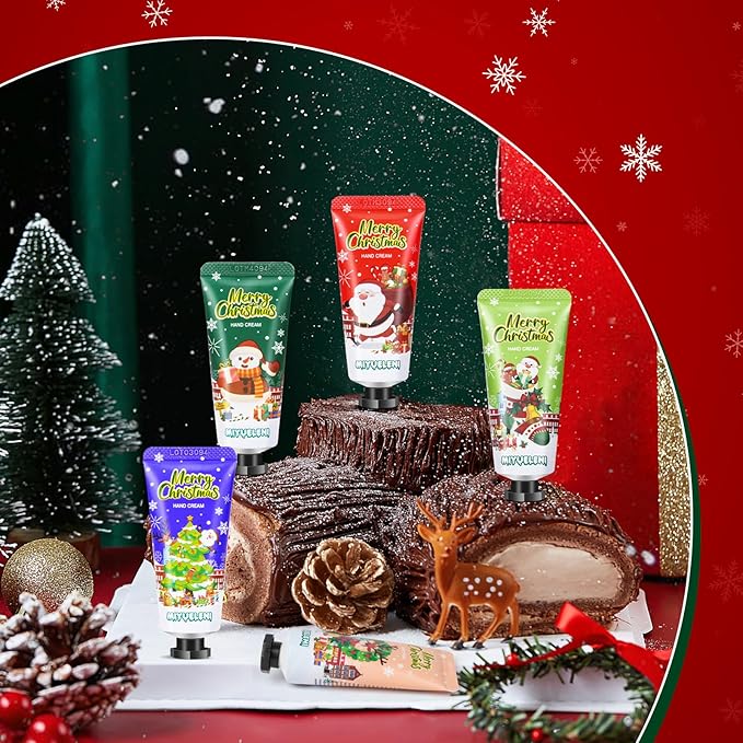 82 Pcs Christmas Hand Cream Gift Set, Bulk Christmas Gifts, Hand Lotion Travel Size,Mini Lotion bulk,Holiday Gifts For Women Coworker, Moisturizing Lotions for Christmas Stocking Stuffers Appreciation