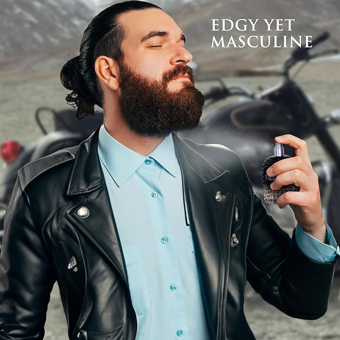 URBAN COLLECTION Valentine Nero for Men - Woody Aromatic Fragrance with Floral and Mineral Notes - Masculine Scent - 100ml