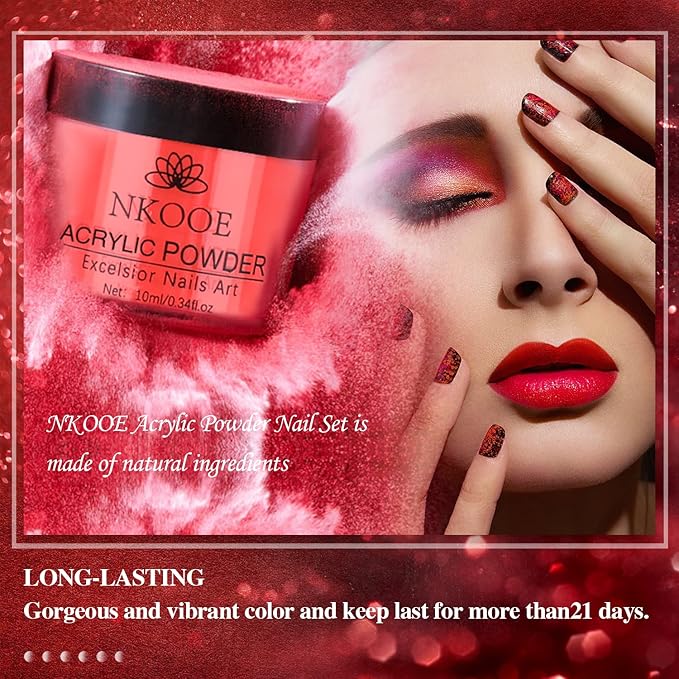 36 Colors Acrylic Nail Powder Set, Full Color Acrylic Powder Is Suitable For Beginners To Carve And Extend Nails, Become A Beautiful Gift For Christmas