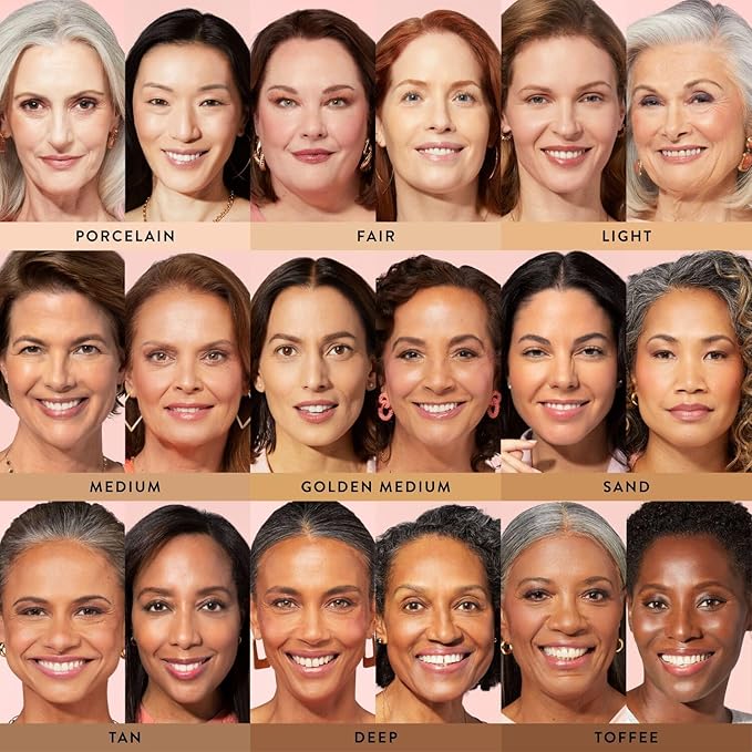 LAURA GELLER NEW YORK Baked Balance-N-Glow Illuminating Foundation - Tan - Buildable Sheer to Light Coverage - Satin Finish