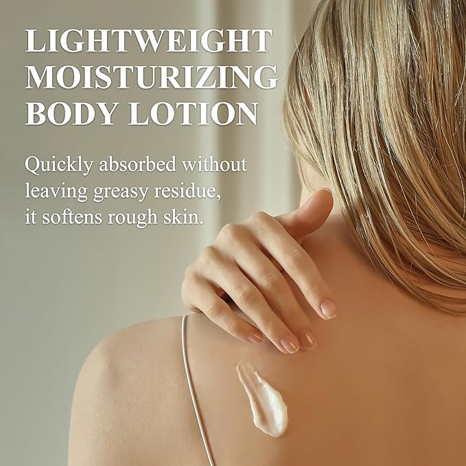 Lily Musk White Tea Perfumed Body Lotion, Daily Moisturizer, Body Lotion For Dry Skin & Sensitive Skin, Non-Greasy, Slow Aging, Floral Musk Scent, Korean Skin Care