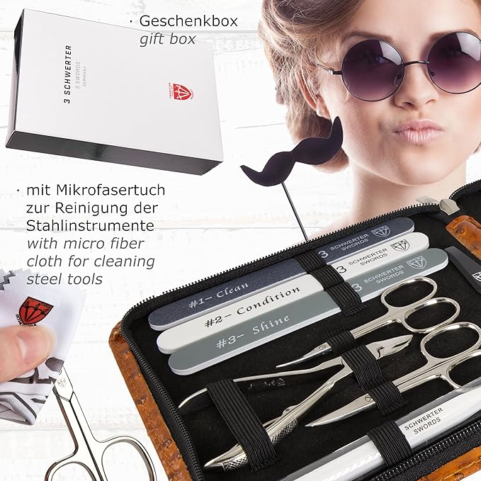 3 Swords Germany – manicure pedicure set kit (656)