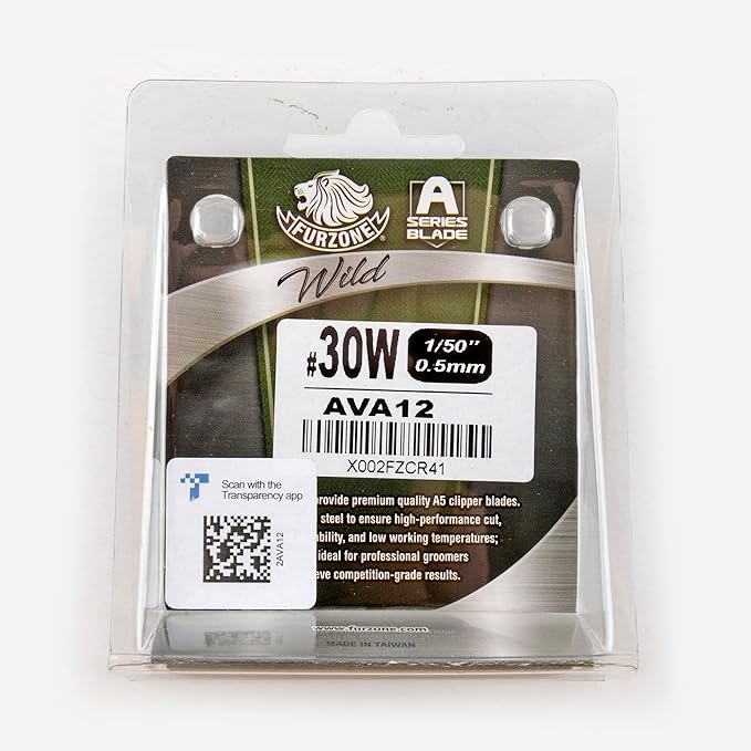 Detachable Blade - Size 30W Wide Blade 1/50", Made of Extra Durable Japanese Steel, Compatible with Most Andis, Oster, Wahl A5 Clippers