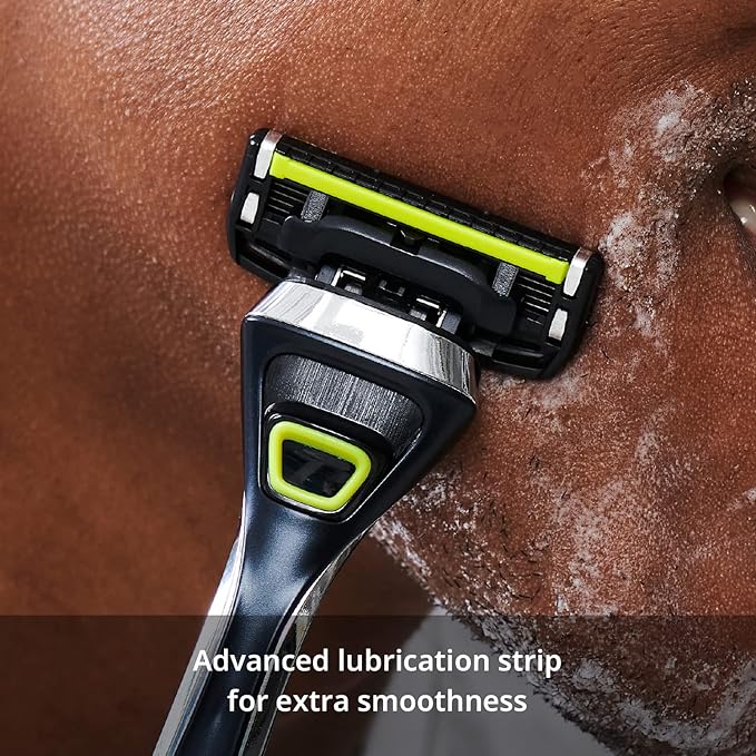 Dorco Pace 5 Pro Razors - Shaving System For Men with Trimmer - 16 Refill Cartridge Set