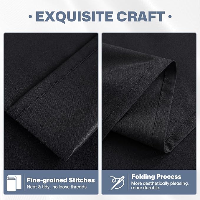 Lavisun Flat Sheets 2 Pack,Hotel Quality Flat Bed Sheets,Brushed Microfiber Bed Sheets, Bulk Sheets for Massage, Home, Dorm (Black,Twin)