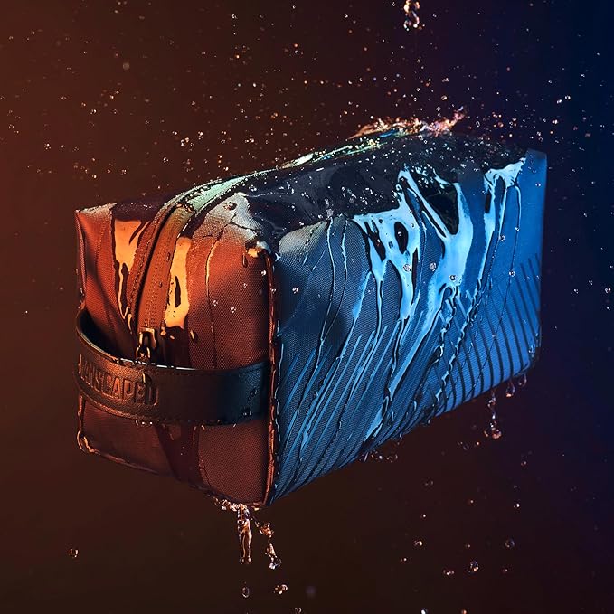 MANSCAPED® The Shed 2.0 Toiletry Bag, Premium Quality Men's Travel Bag, Stylish Organization and Hassle-Free On-The-Go Dopp Kit, Water-Resistant to Protect Your Grooming Tools & Accessories