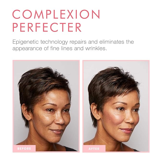 Beauty For Real MVP Tinted Moisturizer & Concealer, Deep 1 - Also Acts as a Primer, SPF 25 Sunscreen & Complexion Perfector - Anti-Aging Hydration & Coverage - 1.5 fl oz