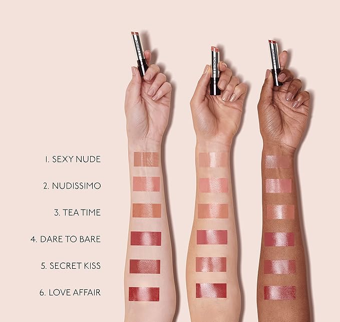 By Terry Hyaluronic Hydra-Balm Hydrating Lipstick, For Soft, Plump Lips, UV Defense, Add Color & Shine, Vegan, #2 Nudissimo