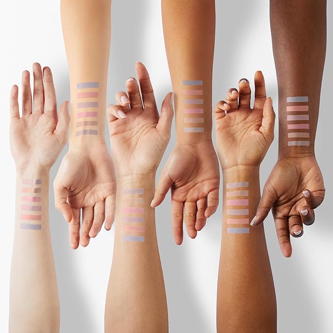 Julep Crme-to-Powder Waterproof Eyeshadow Sticks Garden Party Long-Lasting, Crease-Proof 6 Piece Set with Built-in Smudger