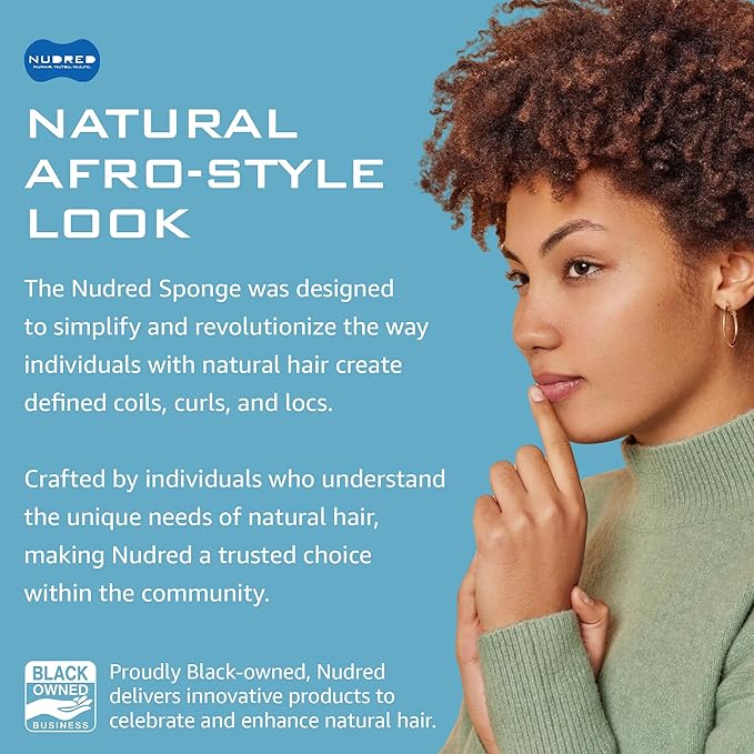 Hair Brush for Black Men and Women, Twisting Sponge for Curling Afro Style Dreads, Coils & Twists, Barber Curling Care Tool (Silver, Small Holes)