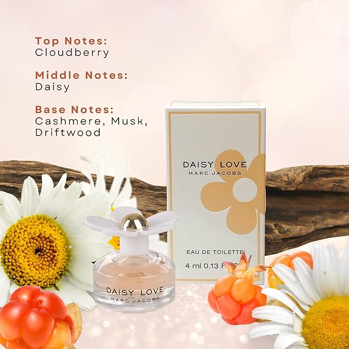 Marc Jacobs Daisy Love Perfume for Women Mini EDT Splash 0.13 Ounce