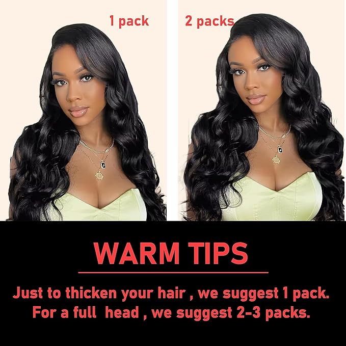 Clip in Hair Extensions Real Human Hair Remy Human Hair Clip ins For Black Women Invisible Natural Body Wave Seamless Clip in Hair Extensions 7 Pcs 100g Double Weft (14 Inch, #1B)