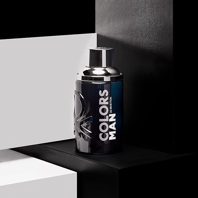 Benetton Colors Man Black by United Colors of Benetton 3.4Oz/100ml EDT