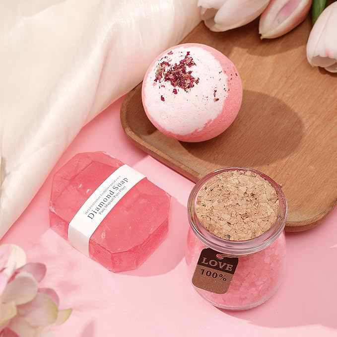 Gifts for Women,Mothers Day Relaxing Spa Gift Baskets for Mom,Happy Birthday Gift Ideas Basket