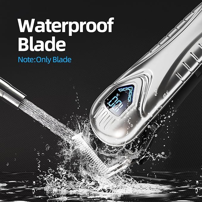 Hair Clippers for Men&Women Professional, Low Noise Cordless Hair Cutting Kit with 10 Color Combs, LED Display, Men Gifts, 5H Beard Trimmer Barber Hair Clippers Set with Scissors,Cape