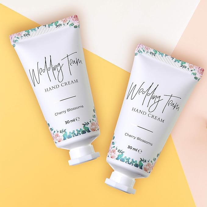 Pop Fizz Designs Bridesmaid Gifts- Wedding Team Hand Cream (6 pack)