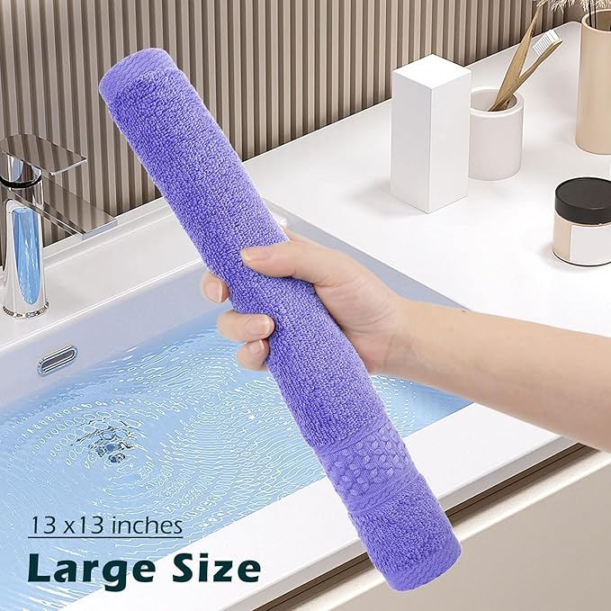 Cleanbear Face Cloths 12 Pack Washcloths 100% Cotton Wash Cloth for Face - Large Bath Washcloths 13 by 13 Inches with Multi Colors