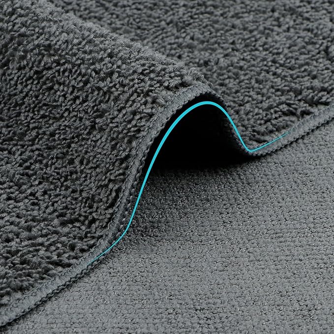 Orighty Microfiber Washcloths Bulk Towels Set 100 Pack, Highly Absorbent and Soft Feel Face Cloths, Multi-Purpose Wash Cloths & Hand Towels for Bathroom, Hotel, Spa, and Gym, 12x12 Inch, Grey