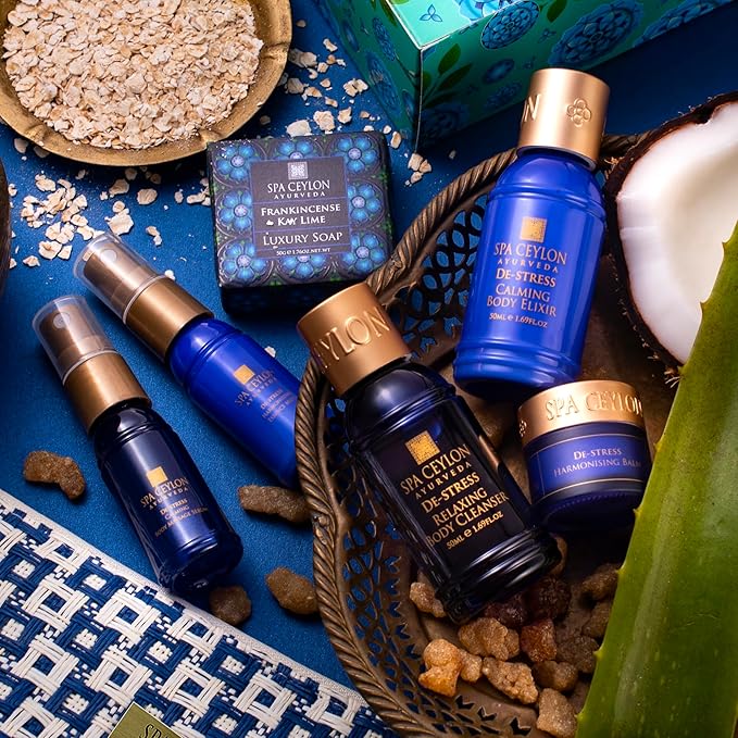 SPA CEYLON DE-STRESS - Home Spa Set, Blue