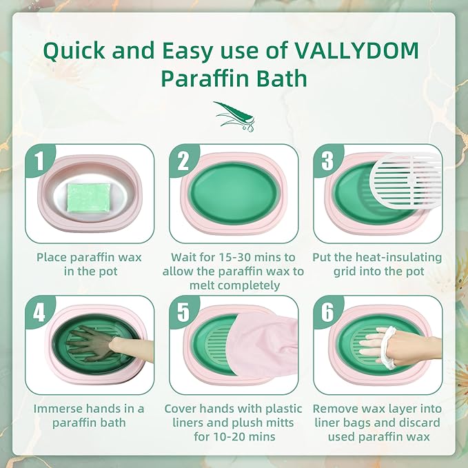 Paraffin Wax Refills, 4 Pack 200g Aloe Vera Scented Paraffin Wax Blocks for Paraffin Bath, Paraffin Wax Machine Refills for Hand Feet Dry Skin,Rrelieves muscle fatigue, Hydration and nourish