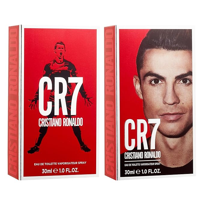 CRISTIANO RONALDO CR7 - Sporty And Modern Essence - Long Wearing Aromatic Scent For Men - 1 Oz EDT Spray
