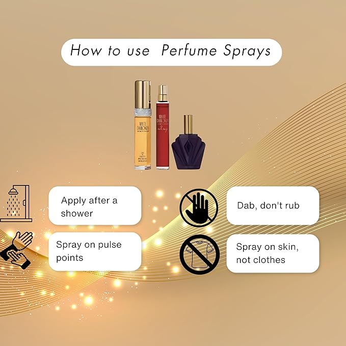 Elizabeth Taylor Fragrance Collection Eau de Toilette 3-Piece Set for Women (White Diamonds, Passion, White Diamonds En Rouge)