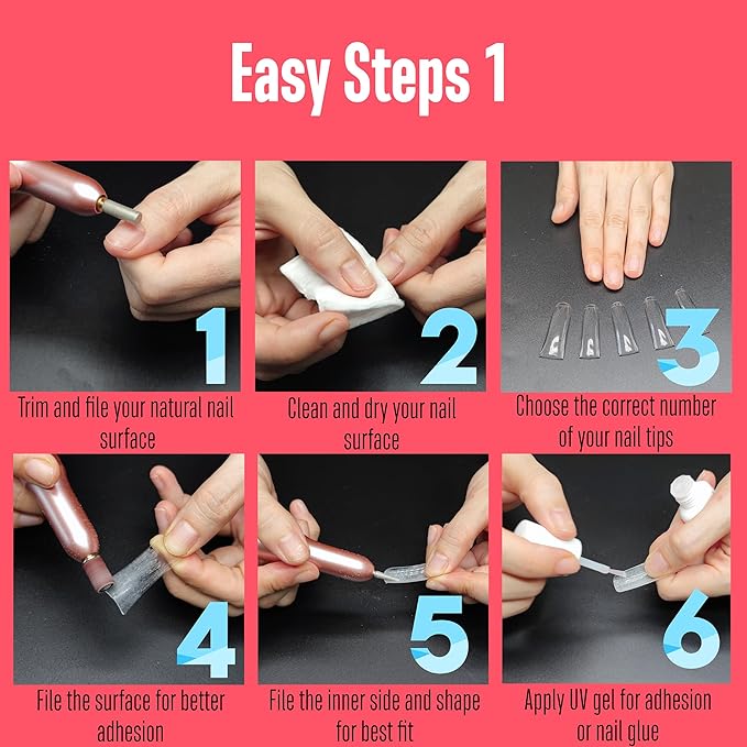 120 pcs Extra Long Duck Nail Tips Full Cover for Acrylic, Clear XL XXL Flare Feet Nails Press On, Y2K Vibe Wide French Soft Gel False Nail Extension for Art Salon x 12 Sizes in Box