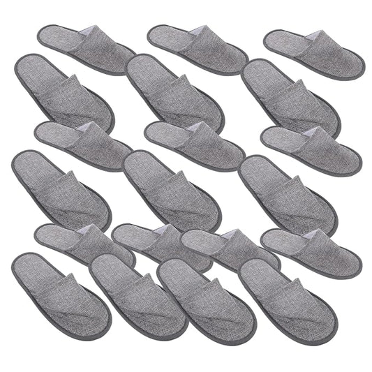 Artibetter Hotel Disposable Slippers 20pcs Travel Cotton Linen Household Pulled Cloth Wedding Slippers