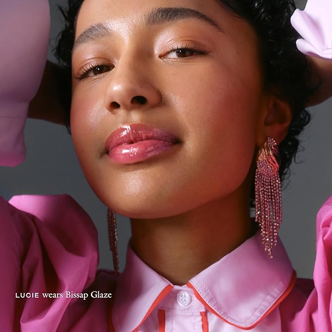 EADEM Le Chouchou Lip Softening Balm, Lip Gloss for Women, Lip Plumper & Lip Mask, Overnight Hydrating & Moisturizing Luxury Lip Balm, Mothers Day Gifts, 0.5 oz, Bissap Glaze