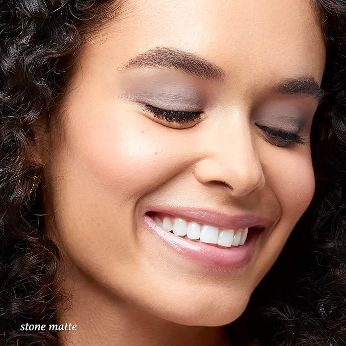 Julep Eyeshadow 101 Crème-to-Powder Waterproof Eyeshadow Stick Duo – Long-Lasting, Crease-Proof, Easy Apply with Built-in Smudger -Taupe Shimmer and Stone