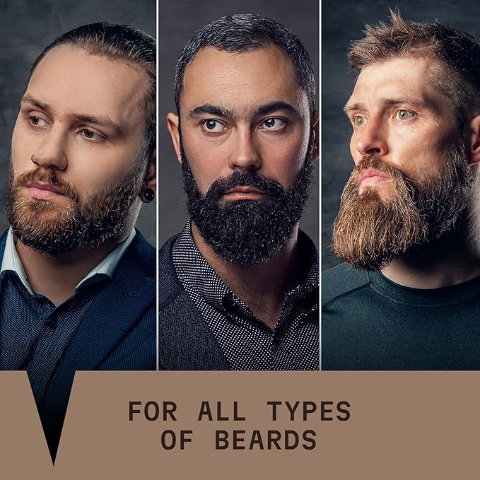 Striking Viking Sandalwood Beard Wash/Shampoo for Men - 17 Oz, Paraben & Sulfate Free, Jojobal Oil for all Beard Types - Promotes Healthy Growth & Moisturizes