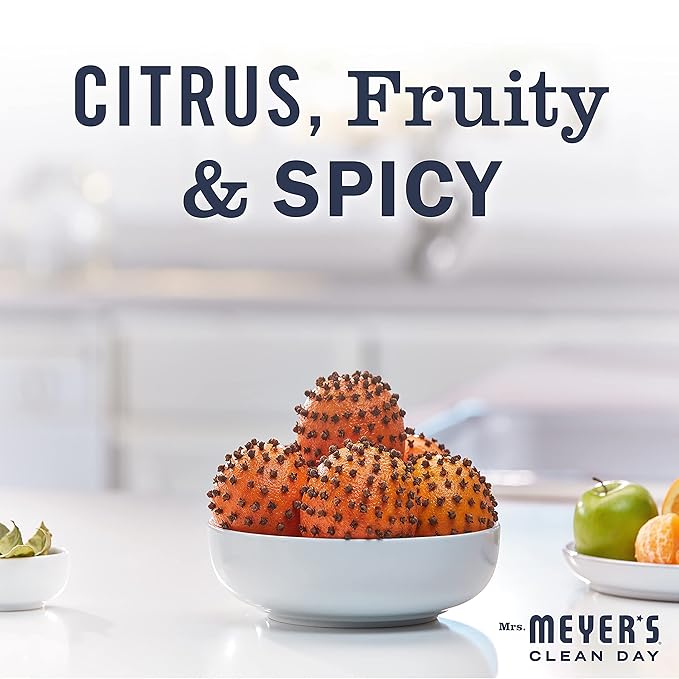 Mrs. Meyers Clean Day Liquid Hand Soap Orange Clove, 12.5 Ounce (Pack of 6)