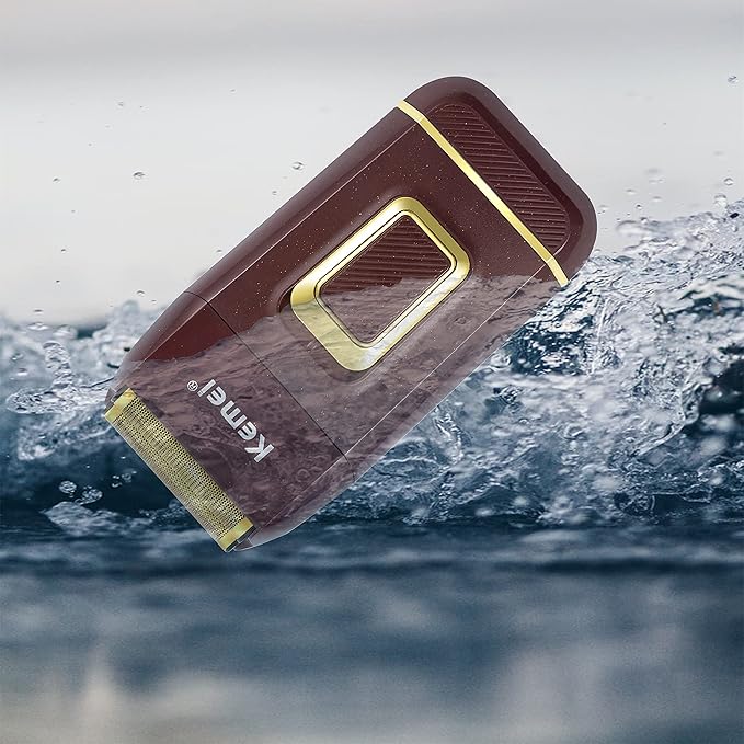 KEMEI Foil Shaver Double Electric Shaver for Men Electric Razors Head Shavers for Bald Men Barber Supplies Hair & Beard Trimmer Cordless Rechargeable